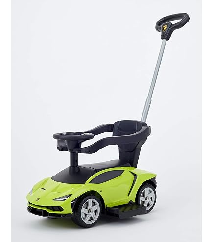 ランボルギーニ グリーン色の車型手押し車 乗用おもちゃ Amazon | 野中製作所(NONAKA WORLD) 乗用 ランボルギーニ